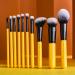 Jessup 10-Piece Professional Makeup Brush Set - Cosmetics for Eyes Face Eyeshadow Foundation & Eyeliner | International Shipping Available - Buy Online on GoSupps.com