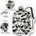 Diaper Bag Backpack for Baby Girls  Yusudan Mom Waterproof Large Nappy Bags for Women Cow Print White - Buy Online on GoSupps.com