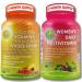 Antioxidant & Immunity Support Bundle - Liposomal Vitamin C 1500mg with Organic Acerola Cherry & Camu Camu + Women's Daily Multivitamin with Iron Superfoods Probiotics & Enzymes Vegan Non-GMO
