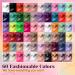 ROSALIND Gel Nail Polish Kit - 48W UV Light 60 Colors Base & Top Coats - DIY Nail Art Starter Set for Christmas - Buy Online on GoSupps.com