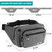 Speedsporting Water-Repellent Belt Pocket Bunkbag - Unisex Hip Bag for Hiking Gray (Model 3) - Durable Zippered Outdoor Gear - Buy Online on GoSupps.com