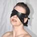 Honeylust Extravagant Synthetic Leather Eye Mask - Elegant Black Carnival Mask for Bondage Fetish & Halloween Parties - Festival Facial Jewelry - Buy Online on GoSupps.com
