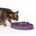 Veterinarian-Designed Large Purple Cat Puzzle Feeder Bowl for Enrichment and Activity - Buy Online on GoSupps.com
