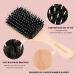 Sosoon Boar Bristle Paddle Hair Brush for Long Thick Hair - Reduce Breakage and Frizz - Includes Giftbox & Comb - Buy Online on GoSupps.com