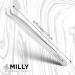 MILLY Professional Volume Eyelash Extension Tweezers | Curved Precision Closure Tips | Titanium Coated Stainless Steel | 12 cm (4.72 inches) - Buy Online on GoSupps.com