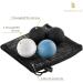 Superletic Lacrosse Massage Ball Set Elite - 6 cm Self-Massage Duo Fascia Balls - 4 Pack in White Blue Black - Trigger Point Therapy for Optimal Recovery - Buy Online on GoSupps.com