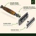 Double Edge Safety Razor - Eco-Friendly Bamboo Handle Unisex Sustainable Design Fits All Double Edge Blades Plastic-Free & Durable - Buy Online on GoSupps.com