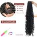 7 Packs 36 inch Goddess Locs Faux Crochet Hair for Black Women - Pre-looped Long New Locs Curly Braiding Extension - Natural Black 1B (Pack of 7) - Buy Online on GoSupps.com