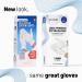 XL Moisturizing Gloves for Men - 100% Cotton, 2 Pairs - Overnight Bedtime Spa Therapy for Dry, Irritated Skin - Buy Online on GoSupps.com