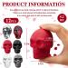 Lounsweer 12 Pcs Skull Bath Bombs Gift Set - Handmade, Goth Gifts for Women - Halloween Decor - Bubble Bathbombs in 6 Colors - Buy Online on GoSupps.com
