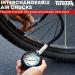 TireTek Mountain Bike Presta Tire Pressure Gauge - 60 PSI with Glow Dial, Interchangeable Valve, Storage Pouch - Buy Online on GoSupps.com