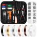 Thrilez Jewelry Wire Wrapping Jewelry Making Supplies Kit with Craft Ring Wire  Jewelry Tools  Jewelry Pliers and Jewelry Findings for Jewelry Repair  Wire Wrapping and Beading