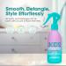 Eco Chic KIDs Hair Smoothing & Detangling Spray - Detangler Spray For Kids Kids Detangler Spray Hair Detangler Spray For Kids Salon Quality Natural Botanical Ingredients Vegan - 8 Fl Oz - Buy Online on GoSupps.com