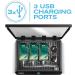 Surface XL Pro UVC Sanitizer with Device Charging and 3 USB Ports - SUVC400BM - Buy Online on GoSupps.com