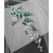 BERYUAN Women Pearl Headpiece Emerald Green Crystal Back Hair Comb Piece Silver Hair Vine Wedding Hair Accessory Gift for Her Party Headress for Bride Bridesmaid Girls(Silver) - Buy Online on GoSupps.com