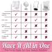 LED Lighted Vanity Mirror with 21 Lights, Trifold Design and Touch Screen Dimming - 11x7.1x1 inches, 2X/3X Magnification for Perfect Makeup - Buy Online on GoSupps.com