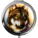 metALUm pocket mirror WOLF with 2x magnification #7701164