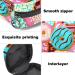 Menstruation Pad Bag with Zipper | Stylish Women's Tampon & Napkin Bag in Sweet Donut Pink & Green - Buy Online on GoSupps.com