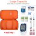 BOVKE Diabetic Supplies Travel Case - Storage Bag for Testing Kit & Supplies, Black - Buy Online on GoSupps.com