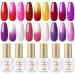 COSCELIA Color Changing Gel Nail Polish Set - 6 Spring Colors, Glitter & Mood Changing, Soak Off, Manicure Gifts for Women - Buy Online on GoSupps.com