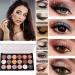 Eye Shadow Palette Set | Waterproof 18 Colors Natural Shades | Matte Shimmer Eyeshadow for Neutral Smoky Eye Makeup | Gift for Girlfriend Mom Friend Goforwealth - Buy Online on GoSupps.com