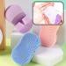 3Pcs Soft Silicone Face Scrubber Silicone Face Scrubber Exfoliating Brush Manual Face Wash Brush Cleanser Manual Face Scrubber for Exfoliating Cleaning Skin - Buy Online on GoSupps.com