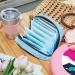 Portable Women's Binding-Up Bags | Menstrual Cup & Tampon Bags for Teens | Underwater Blue Turtle Design - Buy Online on GoSupps.com