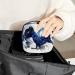 Shop Women's Portable Period Kit | Dark Blue Unicorn Storage Pockets Perfect for On-the-Go | Feminine Product Bag - Buy Online on GoSupps.com