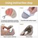 Sibba High Heel Pad Grips & Shoe Cushion Inserts - 3 Pairs for Pain Prevention & Comfort | Black & Beige | Men & Women - Buy Online on GoSupps.com