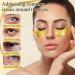 24K Gold Under Eye Patches - Gel Eye Mask for Dark Circles Puffy Eyes Bags & Wrinkles | Hyaluronic Acid & Collagen | Eye Treatment for Men & Women - Buy Online on GoSupps.com