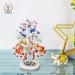 Chakra Tree of Life on Geode Agate Base - Chakra Decor Crystals Necklace - Healing Stones Feng Shui Bonsai Tree - Buy Online on GoSupps.com