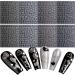 8 Sheets Metallic Heart Love Nail Decals - 3D Self-Adhesive Nail Stickers in Gold, Silver, Rose Gold, and White - French DIY Nail Decoration and Manicure Accessories for Women - Buy Online on GoSupps.com