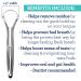 GuruNanda Stainless Steel Tongue Scraper - 2 Pack for Bad Breath & Oral Care - Buy Online on GoSupps.com