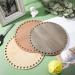 PandaHall Wooden Basket Bottoms for DIY Craft - 7.8 Round Crochet Base, Large Natural Wood Shaper for Weaving, 8mm Hole, 3 Colors - Buy Online on GoSupps.com