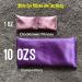 Ultralight Small Eye Pillow (6 x 2.5 in) for Yoga Meditation - Purple, Unscented - Buy Online on GoSupps.com