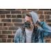 BAF Community Masks for Teenagers - 2 Pack Unisex Washable Cotton Face Masks - Stylish Gray with Nose Protection - Buy Online on GoSupps.com