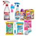 Bathroom Cleaner Bundle Products 10pcs | Elbow Grease Toilet Cleaner Stain Remover Spray Extra Long Rubber Gloves Microfibre Cloths Duzzit Wipes and more! Includes Sinta Gifts Pen
