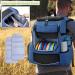 SLEAF Disc Golf Backpack - 24-26 Disc Capacity & Waterproof PU Material - Blue - Buy Online on GoSupps.com