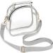 Stadium-Approved Clear Purse for Women with Rainbow Zippers - Silver - Buy Online on GoSupps.com