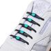 HICKIES 2.0 Elastic Tie-Free Shoelaces - Black/Mint | International Shipping Available - Buy Online on GoSupps.com