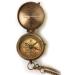 Personalized Brass Compass - Engraved Vintage Optics | Unique Gift with Leather Bag & Wooden Box - Buy Online on GoSupps.com