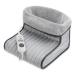 medisana FWS foot warmer heated blanket for feet fluffy washable inner lining automatic switch-off overheating protection up to shoe size 46
