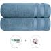 TRIDENT 650 GSM Cotton Modal Blend Bath Towels - Super Absorbent & Soft (2 Pack, Blue Dusk) - Buy Online on GoSupps.com