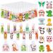 Swiffen 36 Pcs Valentines Day Classroom Exchange Gifts Bulk for Kids Valentines Cartoon Animal Lip Balm with Cards for Classroom Prize School Exchange Boys Girls Party Favors