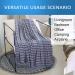 Ailemei Direct Cooling Blanket - Lightweight & Breathable Summer Blanket for Hot Sleepers - Twin Size 60x90 Navy Blue Stripe - Buy Online on GoSupps.com