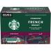 Starbucks French Roast Dark Roast Coffee Single Serve Keurig K-cup Pods 6 Boxes 60 Capsules French Roast 10 count (Pack of 6) - Buy Online on GoSupps.com