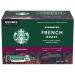 STARBUCKS French Roast Dark Roast Ground Coffee K-CUP Pods 10 ct Box French Roast 120 g (Pack of 1)