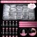 600PCS Clear Coffin Nail Tips Set with Glue and Accessories - Buy Online on GoSupps.com