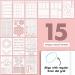 Dotted Journal Stencil Set - Easy Layout Creation Kit for Planners - Includes Bullet Points, Checklists, and Calendars - Buy Online on GoSupps.com