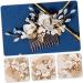 Ipetboom Female Head Decor Bridal Comb The Photo Ceramics The Flowers Bride Bridal Head Decor - Buy Online on GoSupps.com